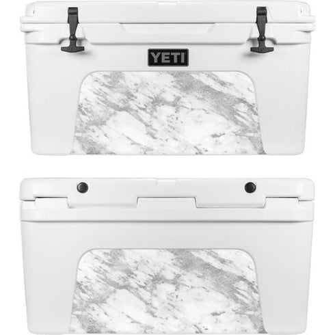 Silver Marble YETI Tundra 75 Hard Cooler Skin