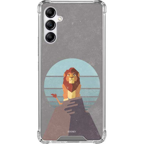 Disney The Lion King Simba On Pride Rock Galaxy A14 5G Clear Case