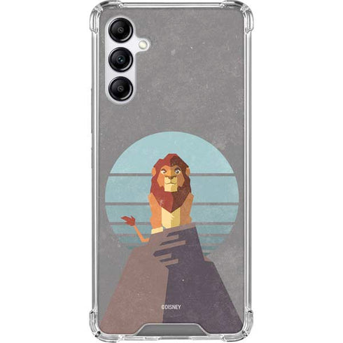Disney The Lion King Simba On Pride Rock Galaxy A15 5G Clear Case