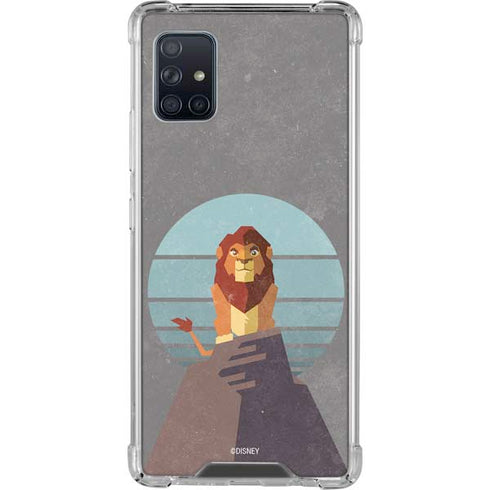 Disney The Lion King Simba On Pride Rock Galaxy A51 5G Clear Case