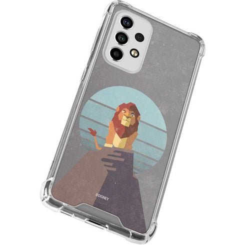 Disney The Lion King Simba On Pride Rock Galaxy A53 5G Clear Case