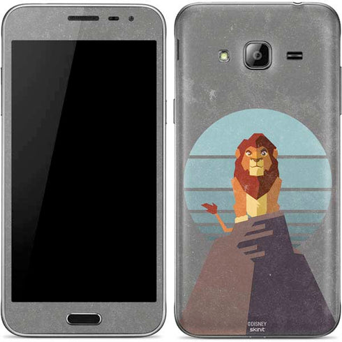 Disney The Lion King Simba On Pride Rock Galaxy J3 Skin