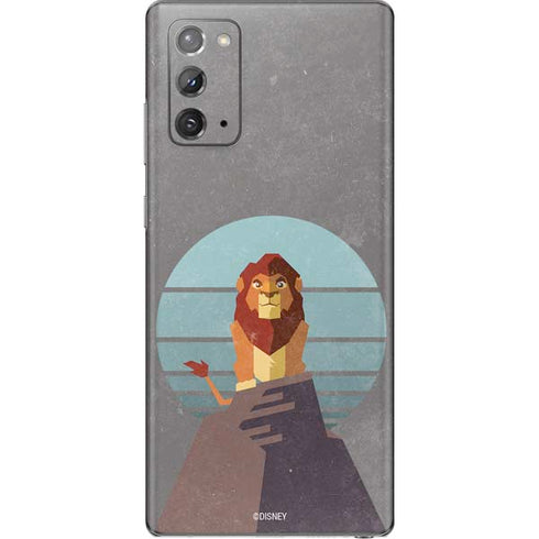 Disney The Lion King Simba On Pride Rock Galaxy Note20 5G Skin