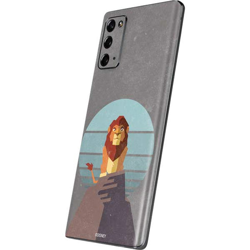 Disney The Lion King Simba On Pride Rock Galaxy Note20 5G Skin