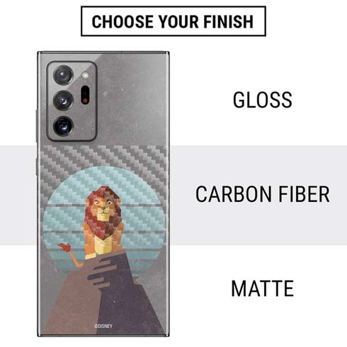 Disney The Lion King Simba On Pride Rock Galaxy Note20 Ultra 5G Skin
