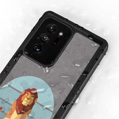 Disney The Lion King Simba On Pride Rock Galaxy Note20 Ultra 5G Waterproof Case