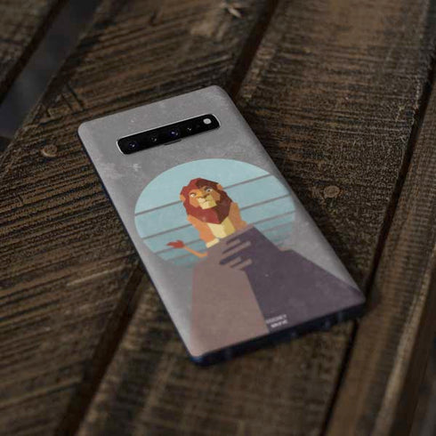 Disney The Lion King Simba On Pride Rock Galaxy S10 Plus Skin