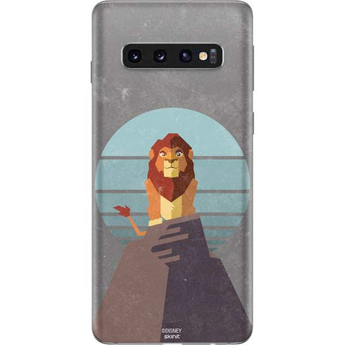Disney The Lion King Simba On Pride Rock Galaxy S10 Skin
