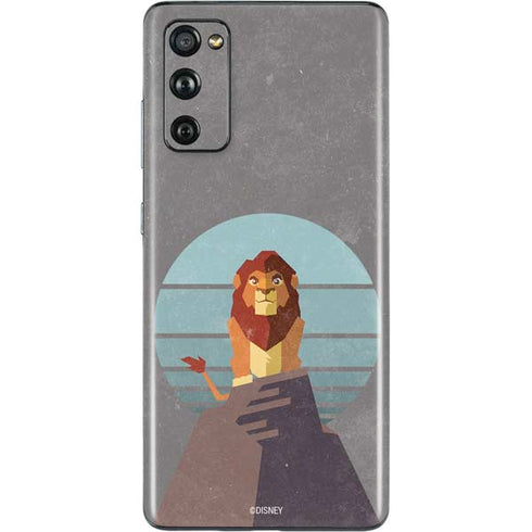 Disney The Lion King Simba On Pride Rock Galaxy S20 Fan Edition Skin