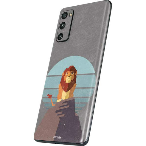 Disney The Lion King Simba On Pride Rock Galaxy S20 Fan Edition Skin