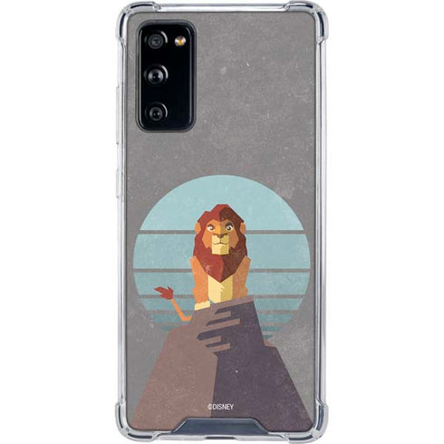 Disney The Lion King Simba On Pride Rock Galaxy S20 FE Clear Case
