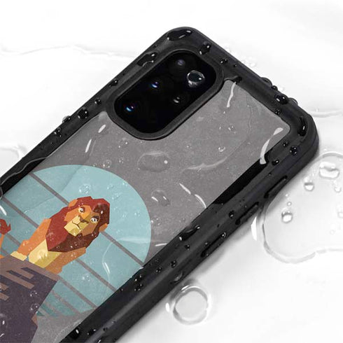 Disney The Lion King Simba On Pride Rock Galaxy S20 Plus Waterproof Case