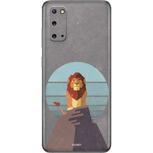 Disney The Lion King Simba On Pride Rock Galaxy S20 Skin