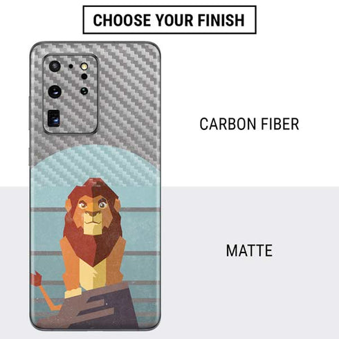 Disney The Lion King Simba On Pride Rock Galaxy S20 Ultra 5G Skin