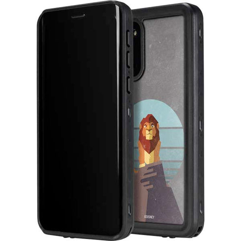 Disney The Lion King Simba On Pride Rock Galaxy S20 Waterproof Case