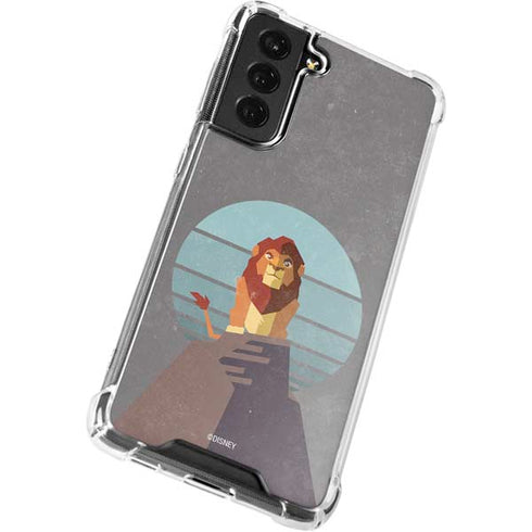 Disney The Lion King Simba On Pride Rock Galaxy S21 FE Clear Case