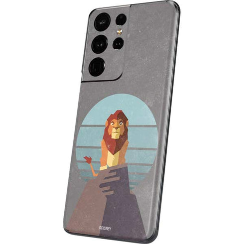 Disney The Lion King Simba On Pride Rock Galaxy S21 Ultra 5G Skin