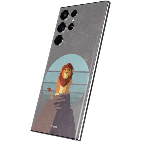 Disney The Lion King Simba On Pride Rock Galaxy S22 Ultra Skin
