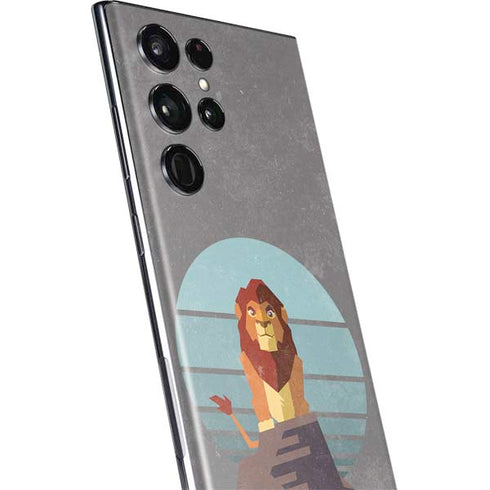 Disney The Lion King Simba On Pride Rock Galaxy S22 Ultra Skin