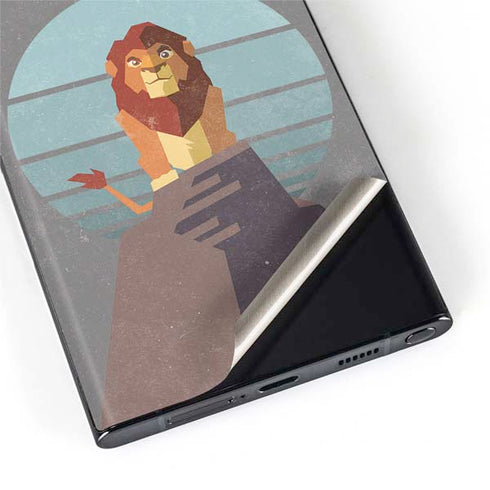 Disney The Lion King Simba On Pride Rock Galaxy S22 Ultra Skin