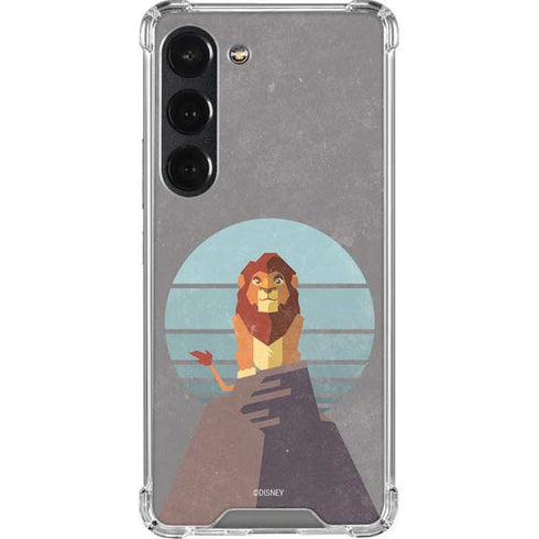 Disney The Lion King Simba On Pride Rock Galaxy S23 Clear Case