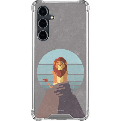 Disney The Lion King Simba On Pride Rock Galaxy S23 FE Clear Case