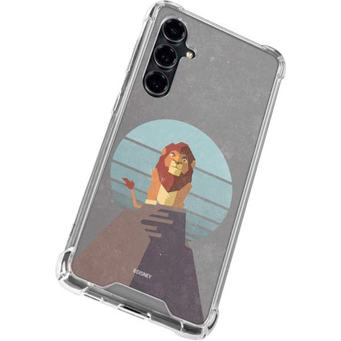 Disney The Lion King Simba On Pride Rock Galaxy S23 FE Clear Case