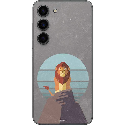 Disney The Lion King Simba On Pride Rock Galaxy S23 Skin