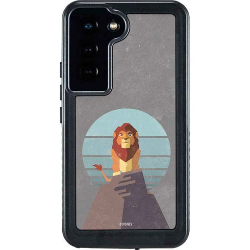 Disney The Lion King Simba On Pride Rock Galaxy S23 Waterproof Case