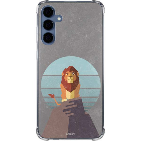 Disney The Lion King Simba On Pride Rock Galaxy S24 Clear Case