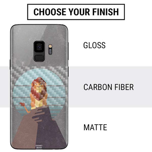 Disney The Lion King Simba On Pride Rock Galaxy S9 Skin