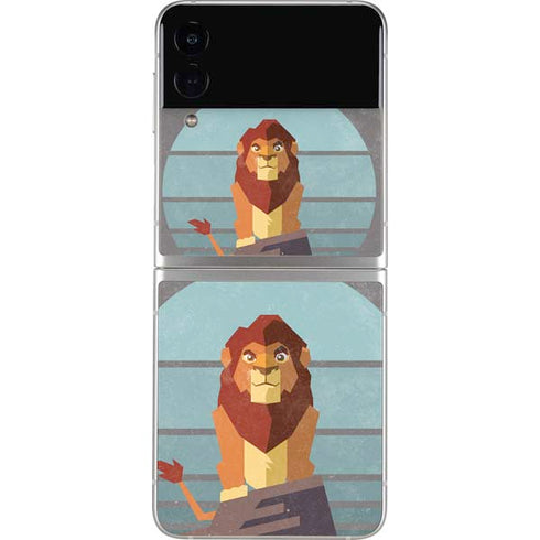 Disney The Lion King Simba On Pride Rock Galaxy Z Flip3 5G Skin