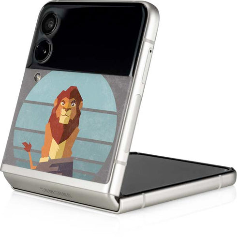 Disney The Lion King Simba On Pride Rock Galaxy Z Flip4 5G Skin