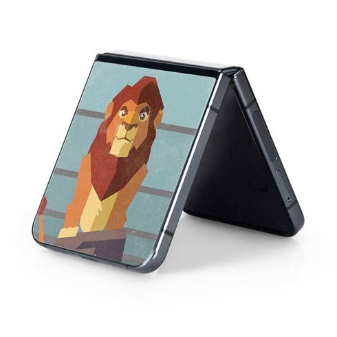 Disney The Lion King Simba On Pride Rock Galaxy Z Flip5 5G Skin