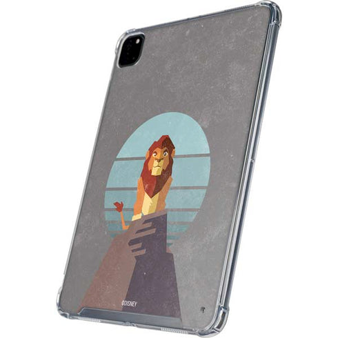 Disney The Lion King Simba On Pride Rock iPad Pro 12.9in (2020) Clear Case