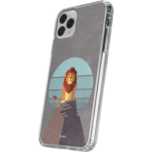 Disney The Lion King Simba On Pride Rock iPhone 11 Pro Clear Case