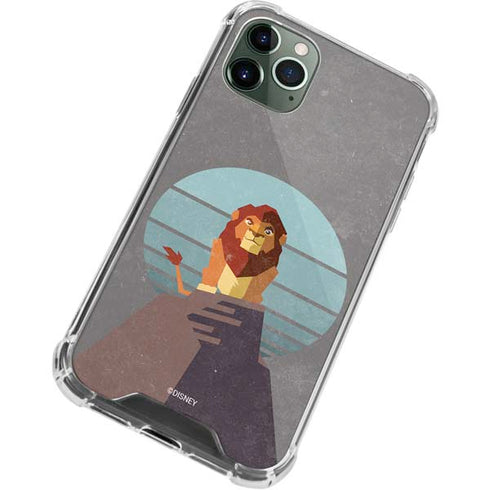Disney The Lion King Simba On Pride Rock iPhone 12 Pro Clear Case