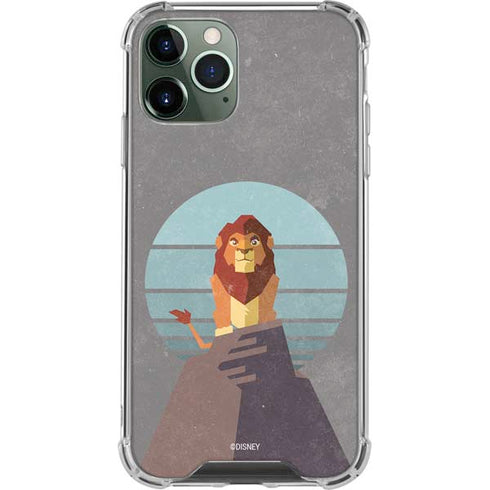 Disney The Lion King Simba On Pride Rock iPhone 12 Pro Max Clear Case