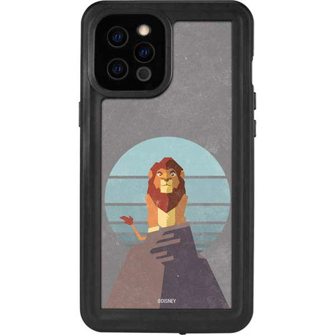 Disney The Lion King Simba On Pride Rock iPhone 12 Pro Max Waterproof Case