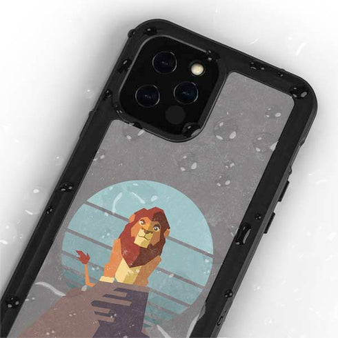 Disney The Lion King Simba On Pride Rock iPhone 12 Pro Waterproof Case