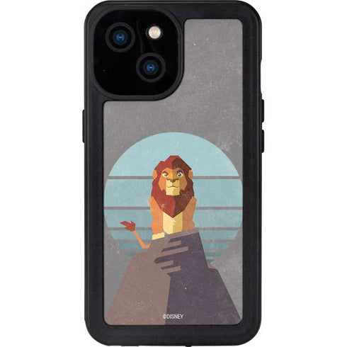 Disney The Lion King Simba On Pride Rock iPhone 13 Mini Waterproof Case