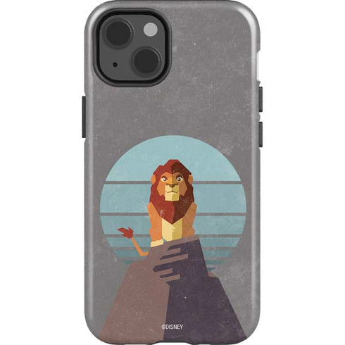 Disney The Lion King Simba On Pride Rock iPhone 15 Impact Case