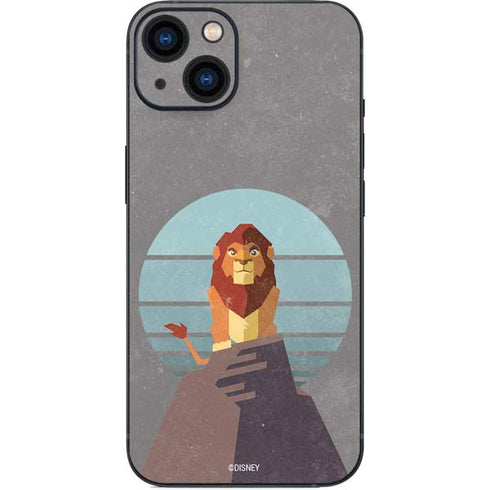 Disney The Lion King Simba On Pride Rock iPhone 14 Plus Skin
