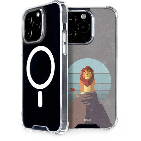 Disney The Lion King Simba On Pride Rock iPhone 15 Pro MagSafe Case