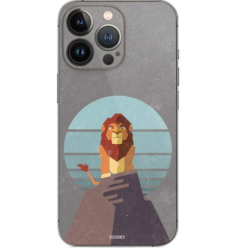 Disney The Lion King Simba On Pride Rock iPhone 14 Pro Skin