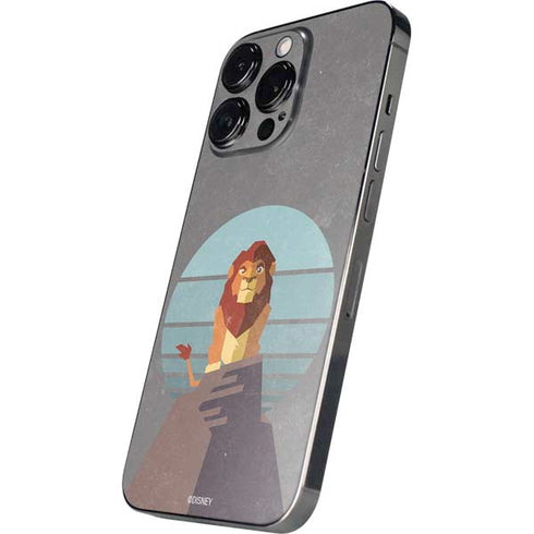 Disney The Lion King Simba On Pride Rock iPhone 14 Pro Skin