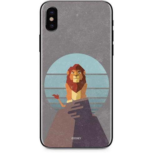 Disney The Lion King Simba On Pride Rock iPhone X Skin