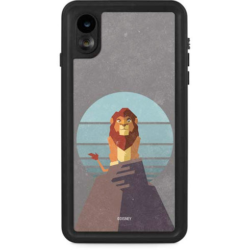 Disney The Lion King Simba On Pride Rock iPhone XR Waterproof Case