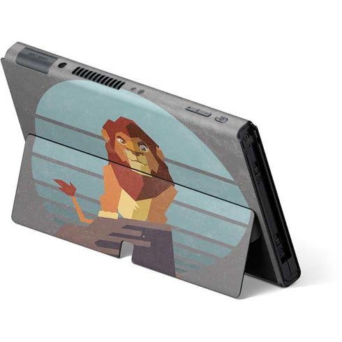 Disney The Lion King Simba On Pride Rock Nintendo Switch OLED (2021) Skin