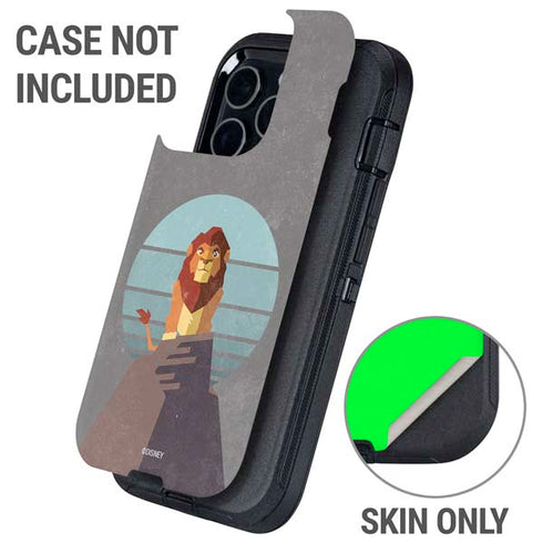 Disney The Lion King Simba On Pride Rock Otterbox Defender iPhone Skin